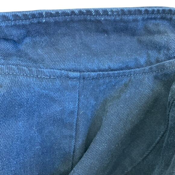 Red Balls On Fire Vtg Matrix Coat Trench Coat Mens Small Black Full Length - Picture 16 of 16